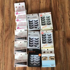 Kiss 3D Faux Mink Lashes - Black lot new